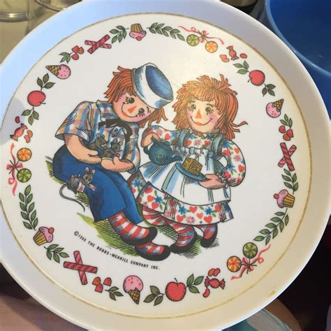 Raggedy Ann And Andy Plate From When I Was A Kid Raggedy Ann And