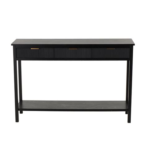 Latitude Run Cole And Grey Wood Handmade Drawers Console Table With