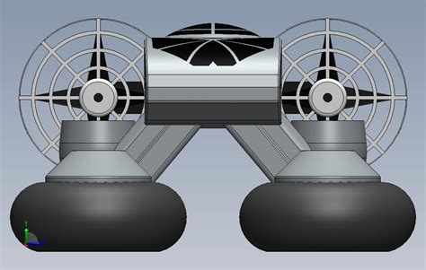 气垫船 Solidworks 2012 模型图纸免费下载 懒石网