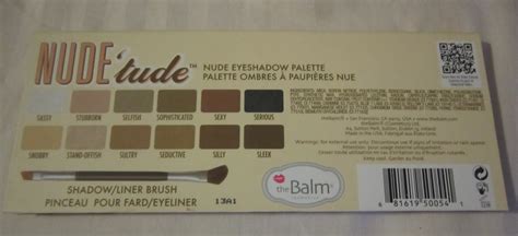 My Makeup Issues Thebalm Nude Tude Nude Eyeshadow Palette Review