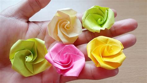 Origami Flower Post-It Notes: A Unique and Creative Way to Brighten Your Day – easy origami tutorial