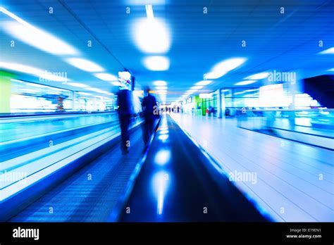 Abstract Background Of Moving Escalator Stock Photo Alamy