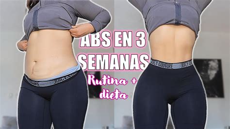 ABS EN 3 SEMANAS GUIA COMPLETA Mi Rutina Mas Efectiva YouTube