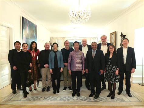 Ambassador Of Thailand Hosted Dinner For Dr Suphachai Srila Advisor