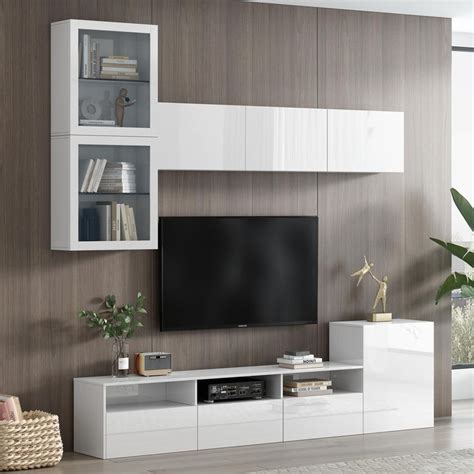 Merax Entertainment Wall Unit - Modern TV Stand for TVs Up to 75"