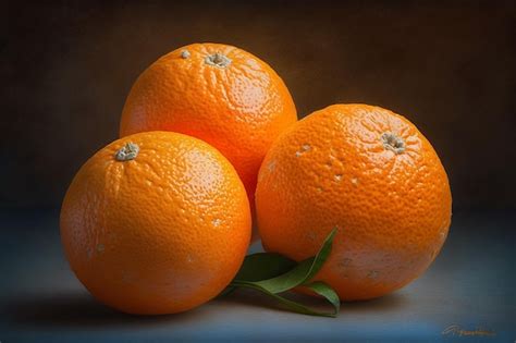 Premium Ai Image Jaffa Orange Fruit Background