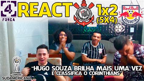 React Corinthians X Pen X Rb Bragantino Sulamericana