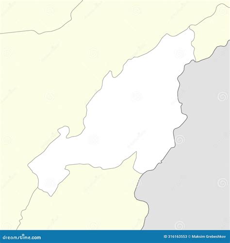 Location Map Of Nagaland Is A State Of India Stock Vector