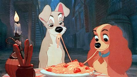 Recreate iconic 'Lady and the Tramp' spaghetti kiss scene with this ...