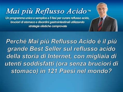 Mai Piu Reflusso Acido Recensione Del Libro Jeff Martin Ppt