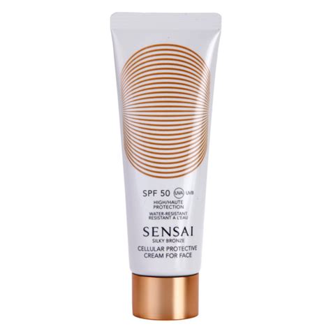 Sensai Silky Bronze Anti Wrinkle Sun Cream Spf 50 Uk