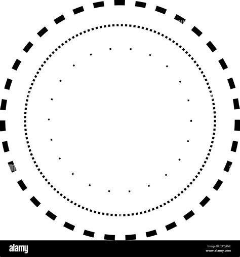 Tracing Circle Shape Lines Element For Preschool Kindergarten And