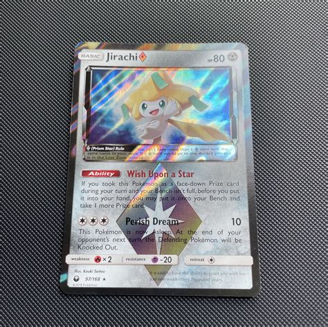 Pokemon Tcg Jirachi Prism Star Holo Rare Hobbies Toys Toys