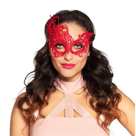 Mask Red Sexy Lace Mask Cutout Eye Mask For Masquerade Party Etsy