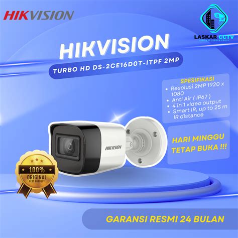 Jual Camera Cctv Hikvision Ds Ce D T Itpf New Mp Fixed Mini