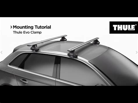 Thule Wingbar Evo Roof Bars Mounting Tutorial Driveden Youtube