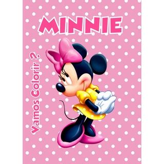 Livro Para Colorir Mickey Minnie Kit Mickey Kit Minnie Massinha De