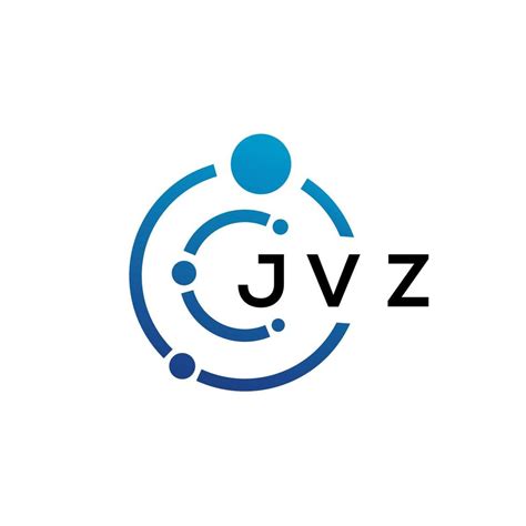 Jvz Letter Technology Logo Design On White Background Jvz Creative