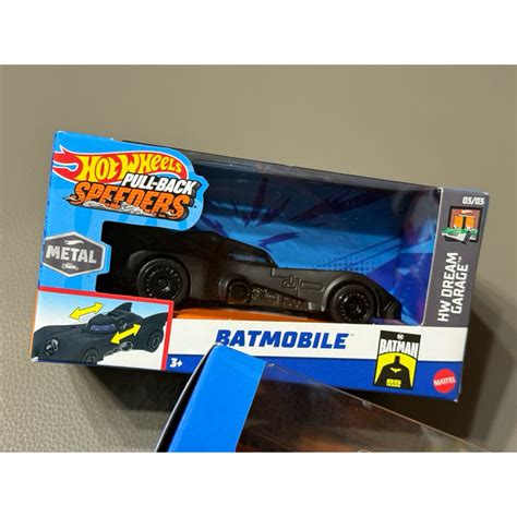 Hot Wheels 風火輪 BATMOBILE 蝙蝠俠 蝙蝠車 迴力車 蝦皮購物