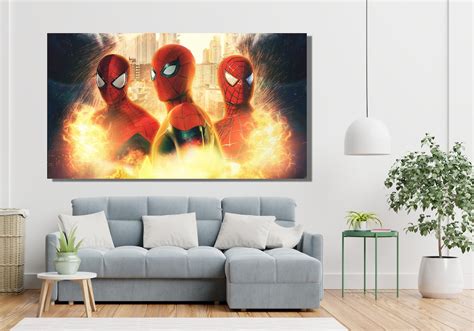 Spiderman Canvas Poster Art Spiderman Canvas Print Artspiderman