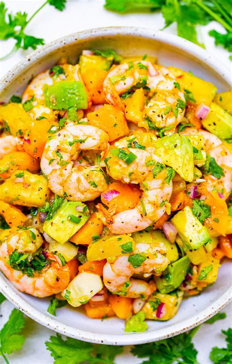 Avocado Mango Shrimp Salad Averie Cooks