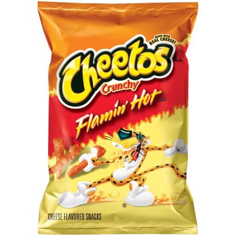 Cheetos Crunchy Flamin Hot Cheese Flavored Snacks Oz Kroger