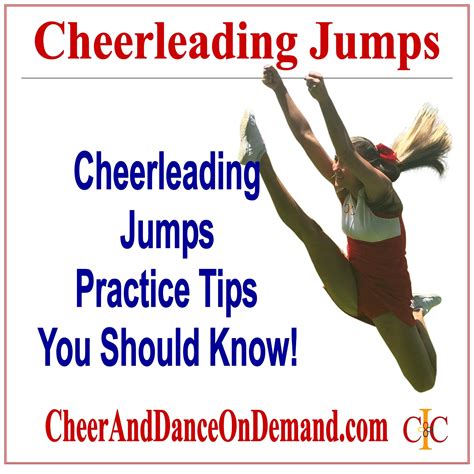 Cheerleading Jump Practice Tips You Should Know! – Cheer and Dance On Demand