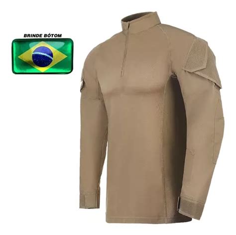 Camisa T Tica Combate Operator Invictus Original Brinde