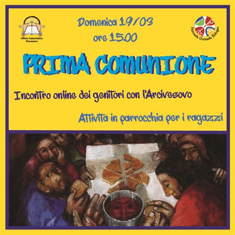 Larcivescovo Invita Genitori E Bambini Di Prima Comunione