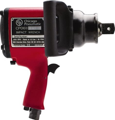 Chicago Pneumatic Air Impact Wrench 1 Drive 3 500 RPM 2 800 Ft Lb