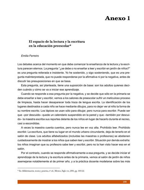 PDF Leer Y Escribir En Inicial Emilia Ferreiro 1 DOKUMEN TIPS