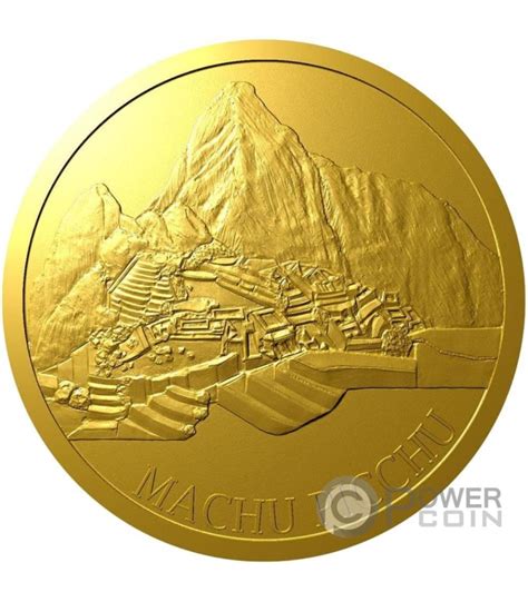 MACHU PICCHU Seven Wonders of the Ancient World 1 Oz Gold Münze 50