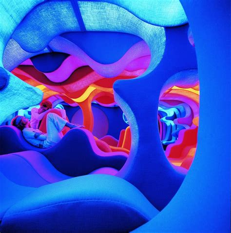 Verner Panton • Visiona 2 Futuristic Interior Chill Room Awesome Bedrooms