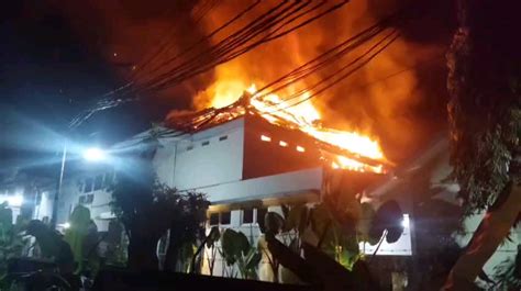 Rumah Sakit Gatoel Kota Mojokerto Kebakaran