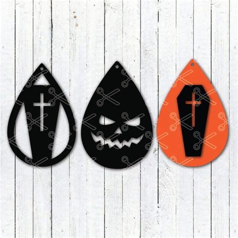 Halloween Earrings Premium And Free Svg Dxf Png Cut Files For Cricut