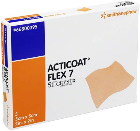 Acticoat Flex 7 Dressing 5cm X 5cm 5 Dressings Uk Health