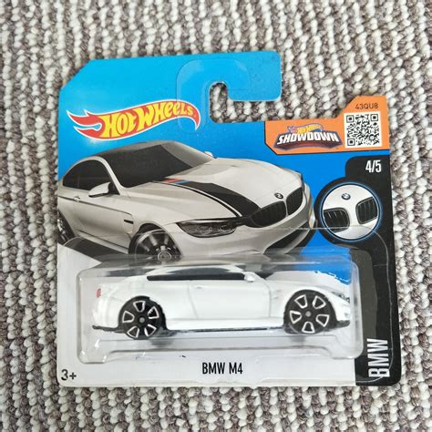 Hot Wheels BMW M4 Blue Factory Fresh Perfect Birthday Gift Miniature