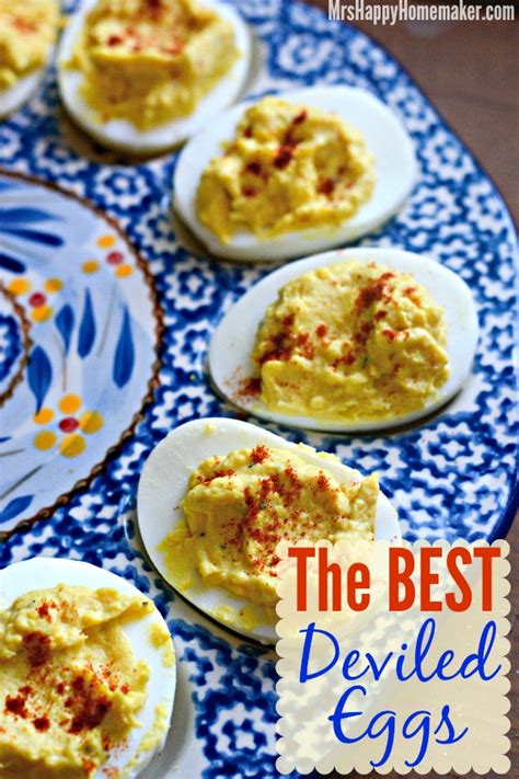 The Best Ever Deviled Eggs Mrs Happy Homemaker