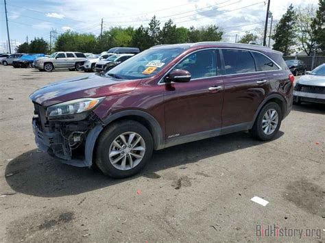 Report 5xypgda56hg279035 Kia Sorento 2017 Maroon Gas Price And Damage