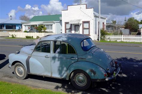 Main Street Hikurangi Nz Morris Minor At Hikura Flickr