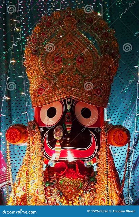 Idol Of Lord Jagannath Holy Hindu God Stock Photo Image Of Orissa