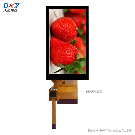 3 Inch LCD Screen TFT Display With Capacitive Touch Tp Resolution 480