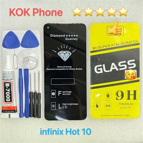 ชดหนาจอ infinix Hot แถมฟลมพรอมชดไขควง Lazada co th