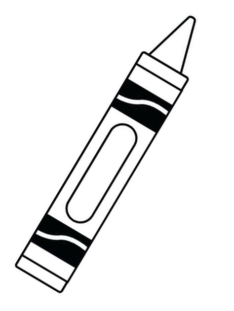 Free Printable Crayon Template