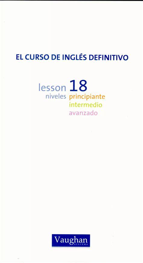 Vaughan El Curso Definitivo 18 PDF