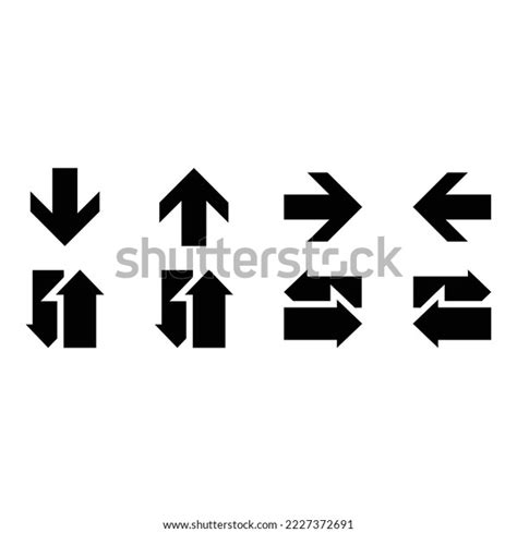 Set Arrow Icon Collection Different Arrows Stock Vector Royalty Free