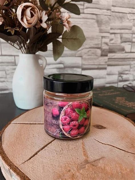 Raspberry Candle Etsy