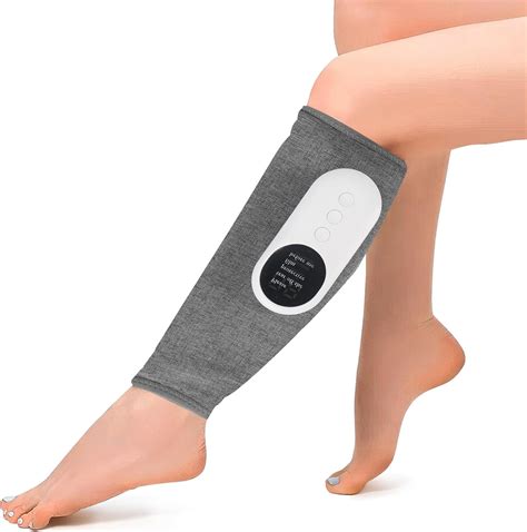 Cordless Leg Massager Calf Massager Rechargeable Ankle Wraps Air Compression Massager 3 Modes