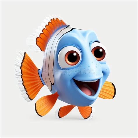 disney characters nemo  illustration  minimal retouching stock