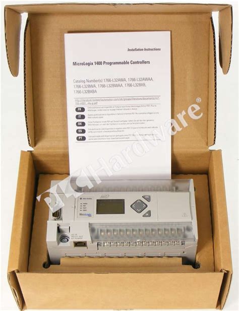 PLC Hardware: Allen-Bradley 1766-L32AWA MicroLogix 1400 PLC, 110/240V ...